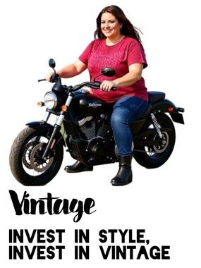 Harley-Davidson DALLAS VINTAGE Vibrant Red Tee Plus Size